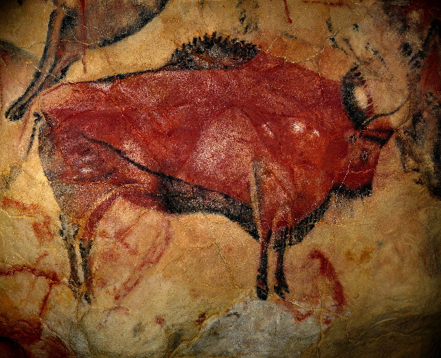 Schamanische Zeichnungen in der Höhle Altamira